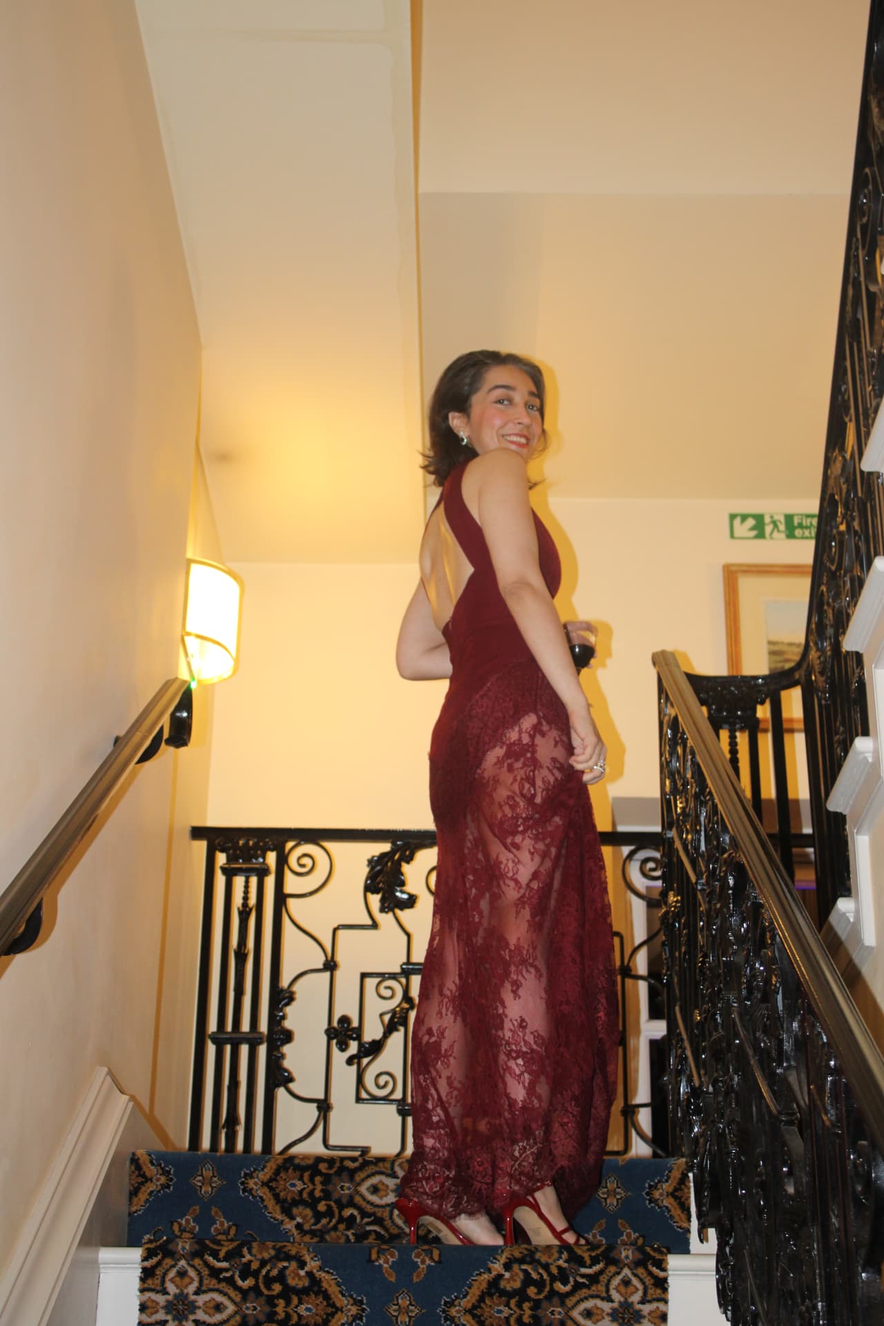Dr Jasmine Sayyari at an evening event